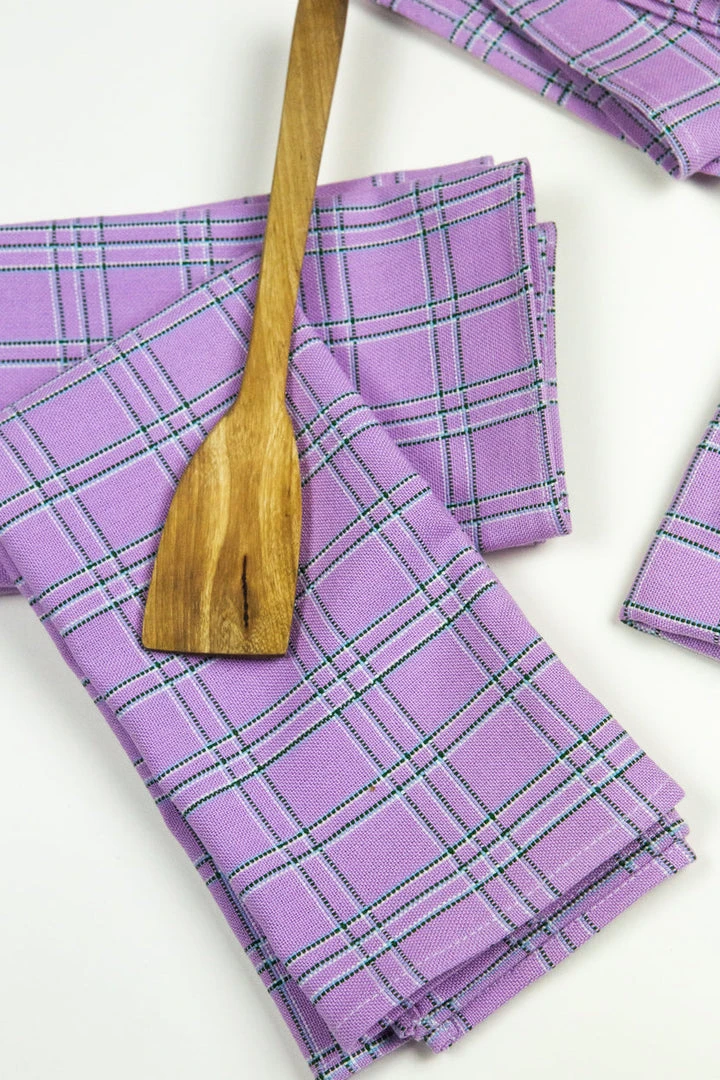 Archive New York Chiapas Plaid Napkin Set Archive New York Chiapas Plaid Napkin Set