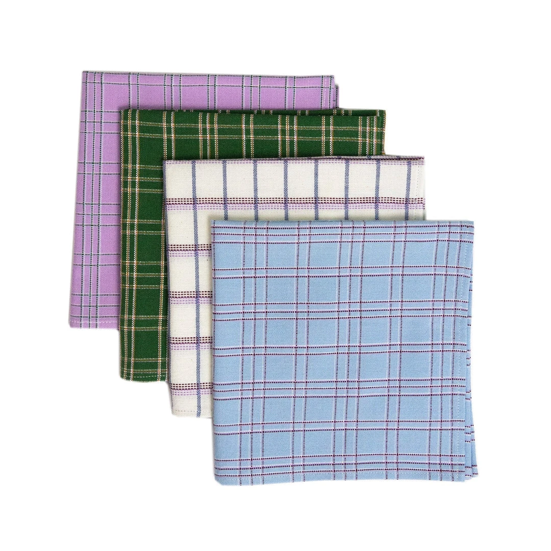 Archive New York Chiapas Plaid Napkin Set Archive New York Chiapas Plaid Napkin Set