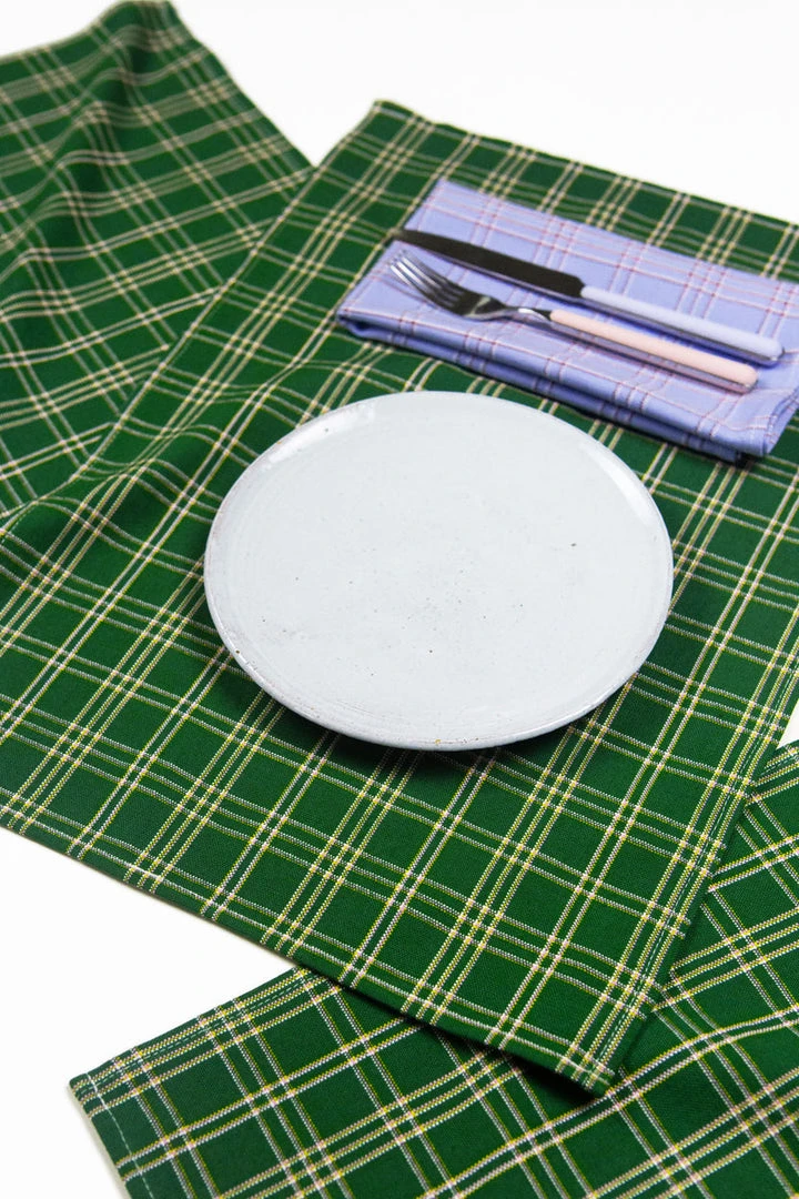 Archive New York Chiapas Plaid Placemat Set Archive New York Chiapas Plaid Placemat Set