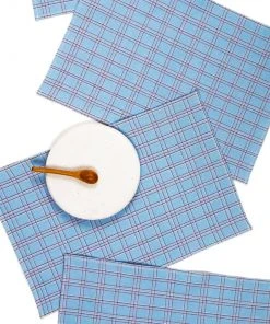 Archive New York Chiapas Plaid Placemat Set 5 Archive New York Chiapas Plaid Placemat Set