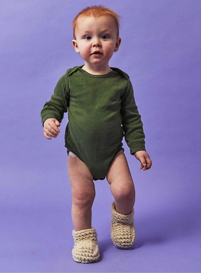 Chilote Best Sellers Baby's Salmon Leather Slippers Chilote Best Sellers Baby's Salmon Leather Slippers