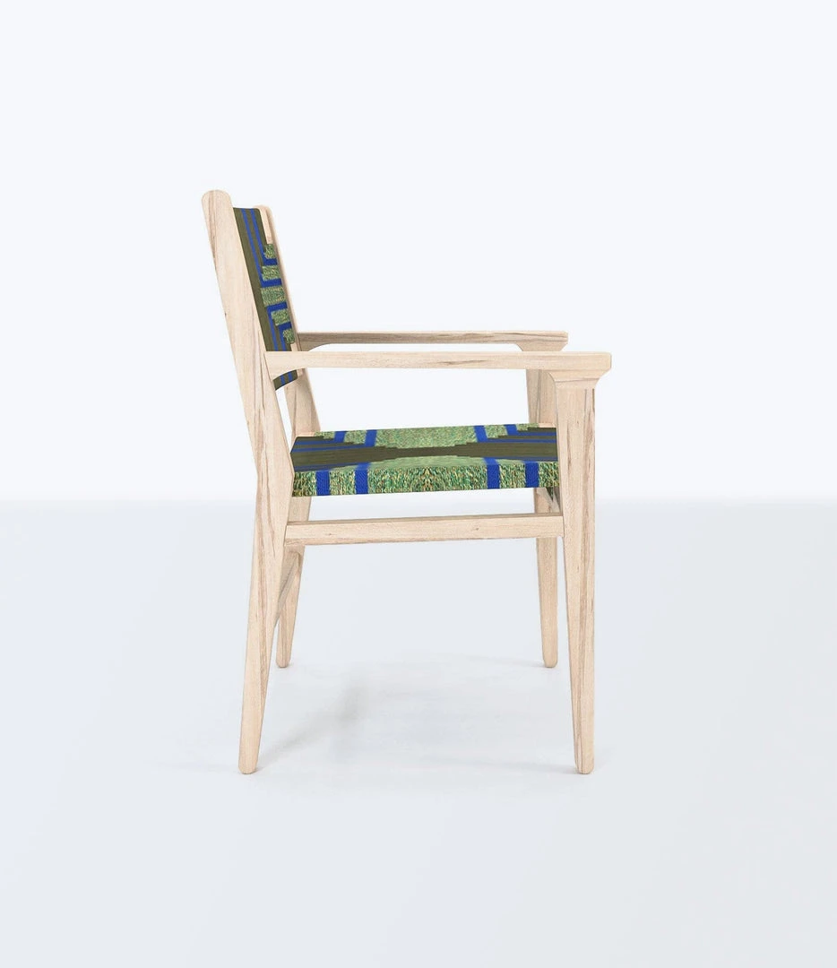 Masaya & Co. Chontales Arm Chair - Emerald Coast Pattern Furniture Masaya & Co. Chontales Arm Chair - Emerald Coast Pattern Furniture