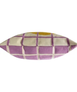 Leah Singh New Arrivals Circle Grid Reversible Throw Pillow Cover