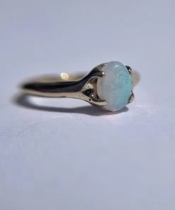 Iron Oxide Classic Oval Opal Ring