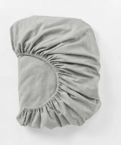 Coyuchi Home Goods Cloud Brushed Flannel Sheet Set - Pale Gray Heather 3 Coyuchi Home Goods Cloud Brushed Flannel Sheet Set - Pale Gray Heather