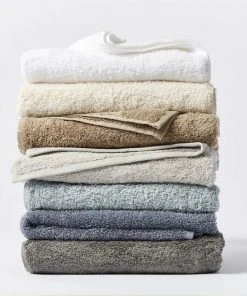 Coyuchi Home Goods Cloud Loom Towels - Steel Blue