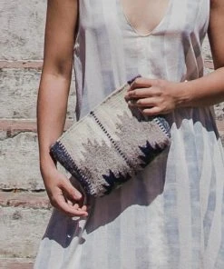 MZ Fair Trade Clouds Wool Clutch Bag 4 MZ Fair Trade Clouds Wool Clutch Bag