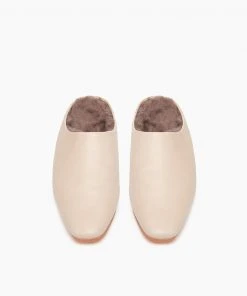 Coclico Gina Shearling Slide - Ecru