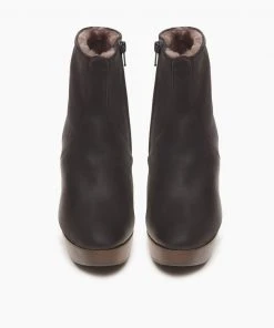 Coclico Tau Shearling Clog - Black