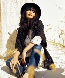 Anchal Cocoon Jacket - Charcoal