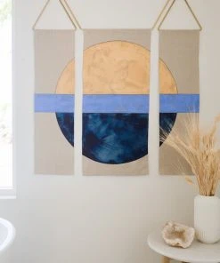 Conejo & Co Mitad Wall Hanging - Ocean