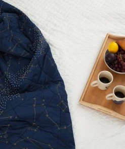 Haptic Lab Constellation Quilt - Navy Home Goods