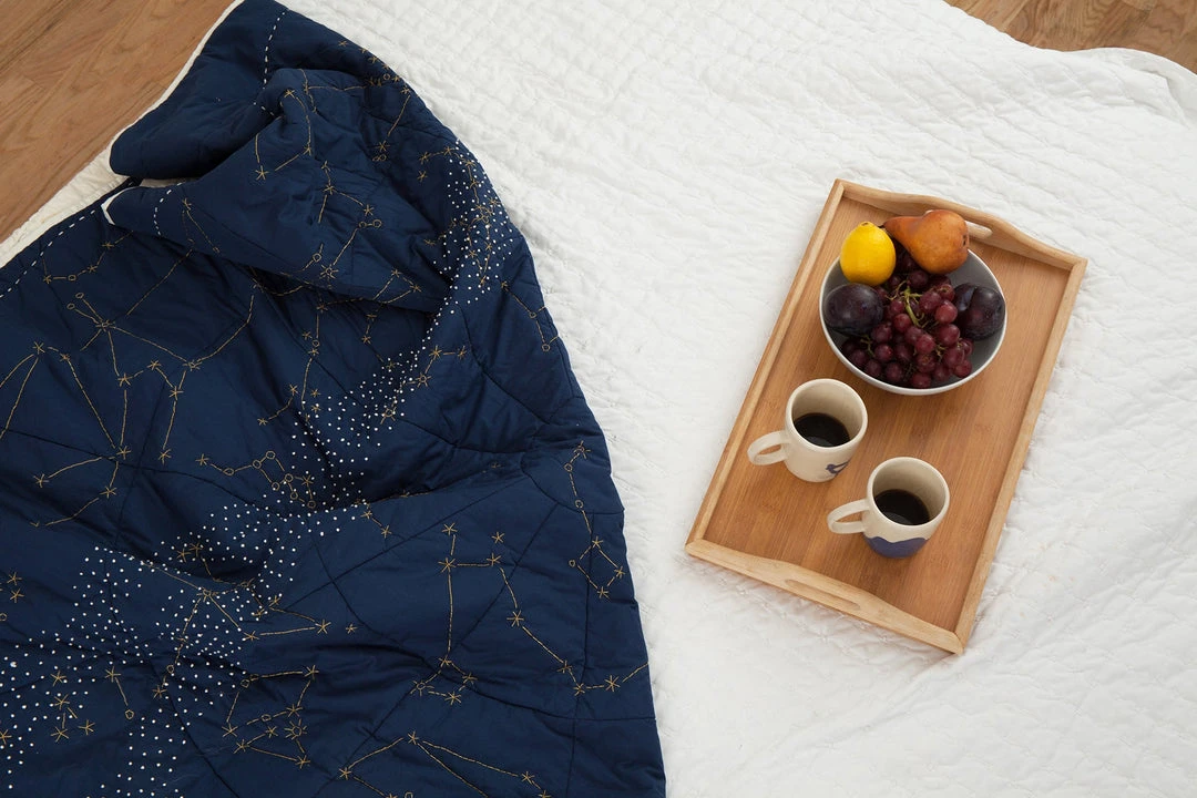Haptic Lab Constellation Quilt - Navy Home Goods 2 Haptic Lab Constellation Quilt - Navy Home Goods