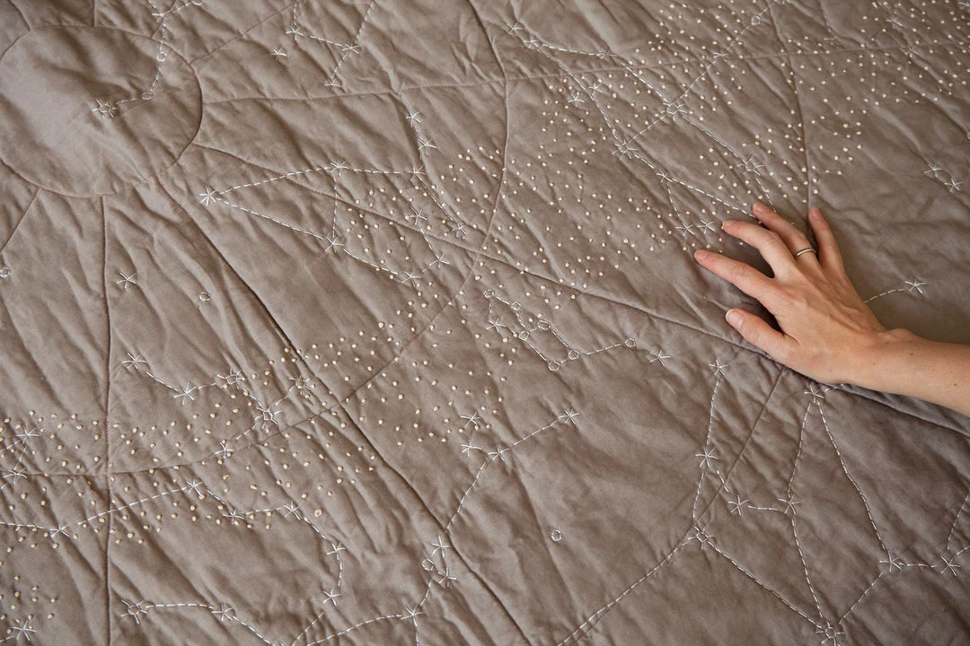 Haptic Lab Constellation Quilt - Warm Gray Haptic Lab Constellation Quilt - Warm Gray
