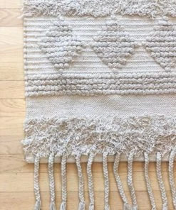 Amante Marketplace Cotton Shaggy Natural Rug