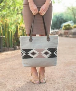 MZ Fair Trade Accessories Coyote Wool Tote Bag
