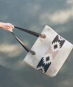 MZ Fair Trade Accessories Coyote Wool Tote Bag