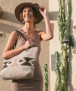 MZ Fair Trade Accessories Coyote Wool Tote Bag