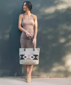 MZ Fair Trade Accessories Coyote Wool Tote Bag