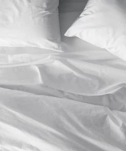 Coyuchi Percale Sheet Set - Alpine White Home Goods