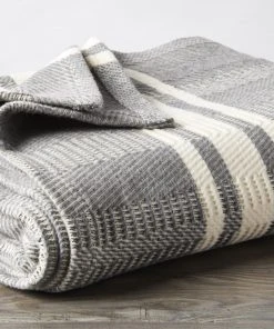 Coyuchi Cirrus Throw Blanket - Storm