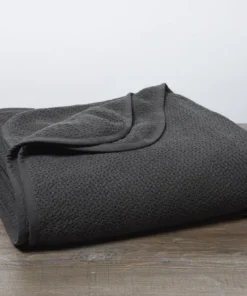 Coyuchi Throw Blankets Honeycomb Blanket - Shadow 3 Coyuchi Throw Blankets Honeycomb Blanket - Shadow