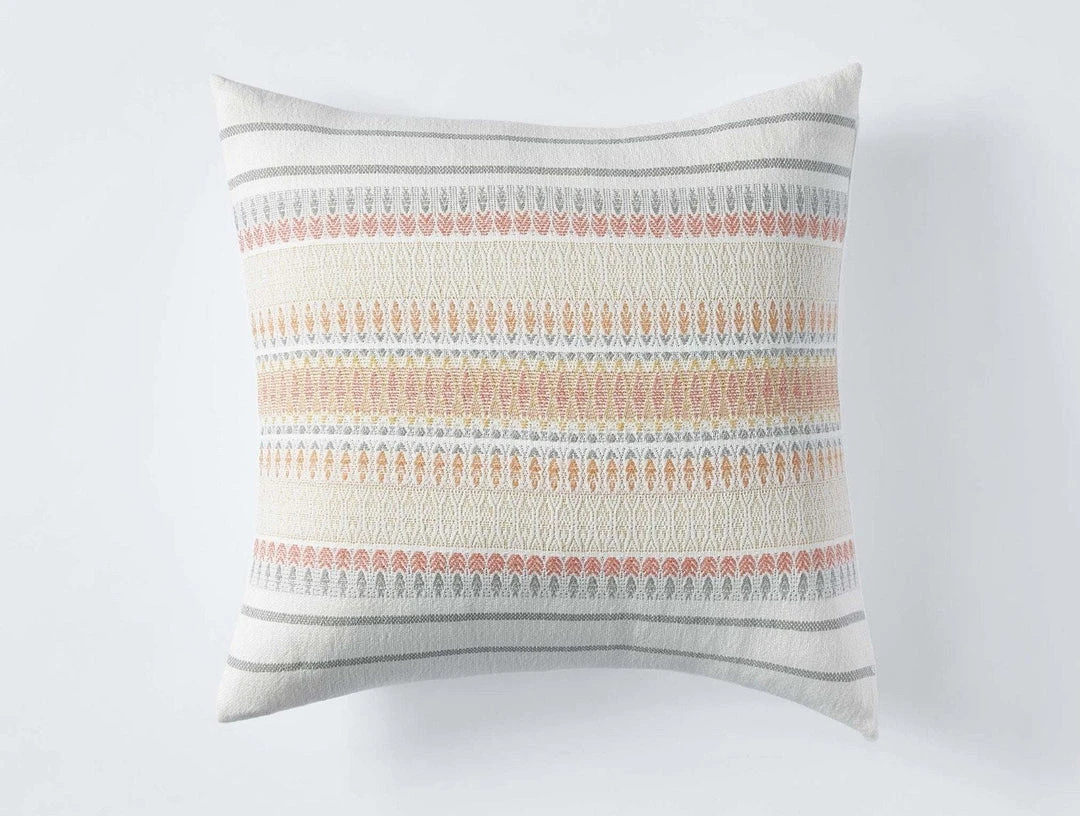 Coyuchi Home Goods Lost Coast Pillow Cover - Coral Coyuchi Home Goods Lost Coast Pillow Cover - Coral