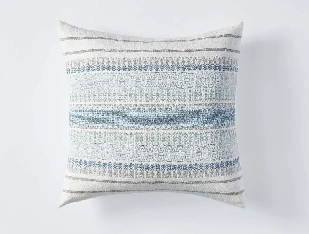 Coyuchi Lost Coast Pillow Cover - Marine Home Goods Coyuchi Lost Coast Pillow Cover - Marine Home Goods