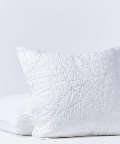 Coyuchi Manzanita Quilt - Alpine White