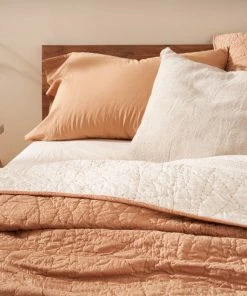 Coyuchi Best Sellers Manzanita Quilt And Shams - Ginger