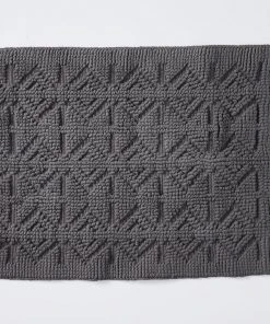 Coyuchi Home Goods Mosaic Canyon Bath Rug - Slate / Pavement
