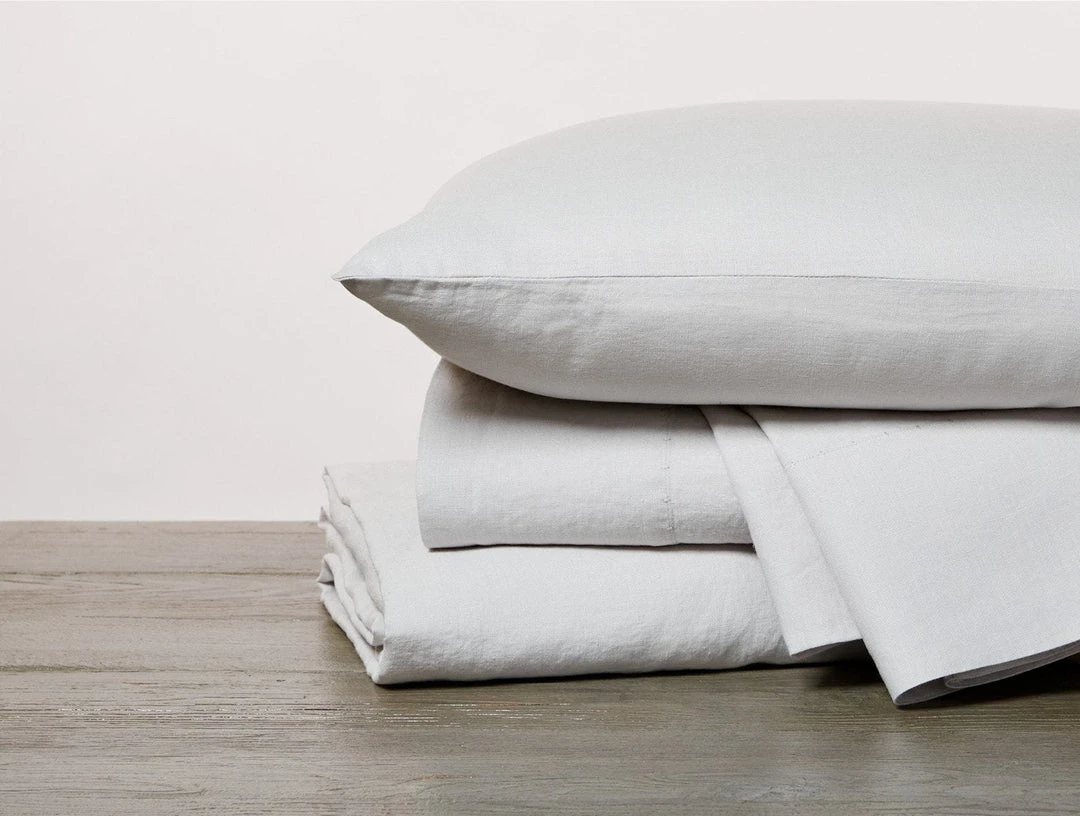 Coyuchi Home Goods Relaxed Linen Sheet Set - Fog 5 Coyuchi Home Goods Relaxed Linen Sheet Set - Fog