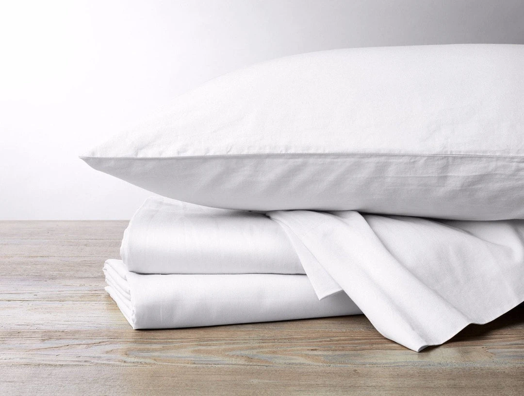 Coyuchi Sateen Pillowcase Set - Alpine White Home Goods 2 Coyuchi Sateen Pillowcase Set - Alpine White Home Goods