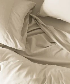 Coyuchi Sateen Pillowcase Set - Undyed Fair Trade