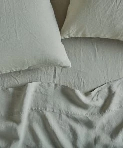 Coyuchi Home Goods Relaxed Linen Pillowcase Set - Laurel