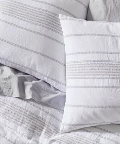 Coyuchi Rippled Stripe Duvet Cover
