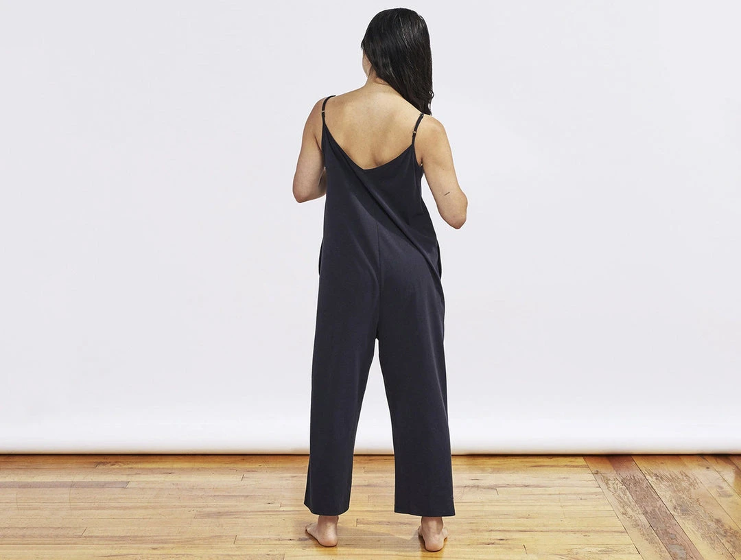 Coyuchi Best Sellers Solstice Romper - Deep Graphite Coyuchi Best Sellers Solstice Romper - Deep Graphite
