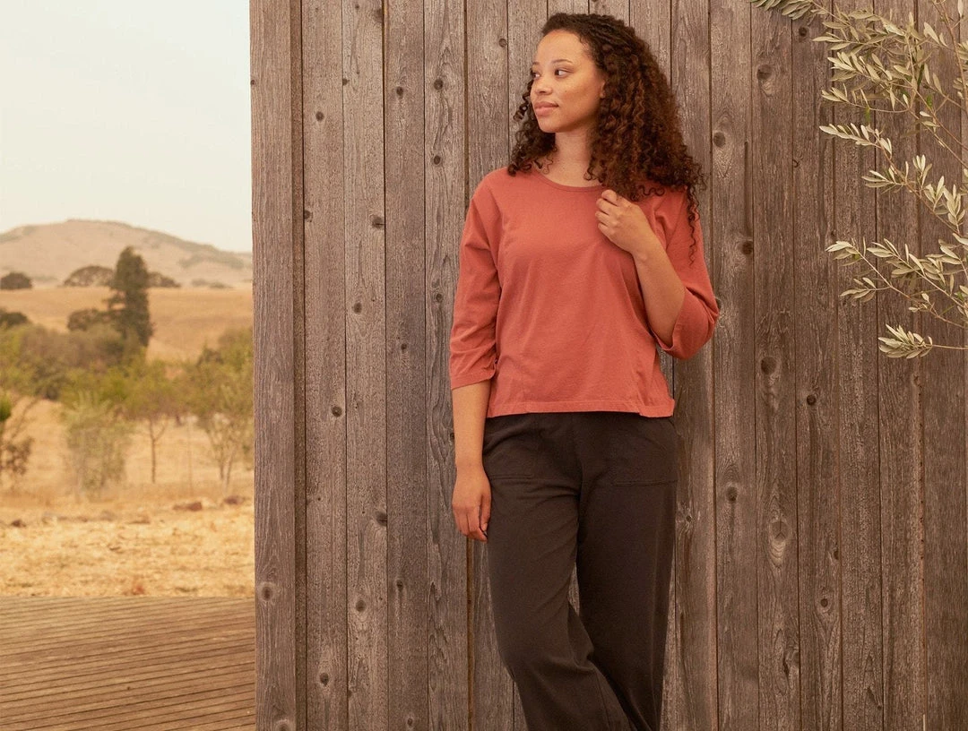 Coyuchi Solstice Wide Leg Crop Pants - Deep Graphite Best Sellers 4 Coyuchi Solstice Wide Leg Crop Pants - Deep Graphite Best Sellers