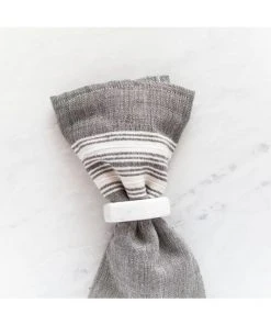 Creative Women Aden Napkin - Gray + Natural