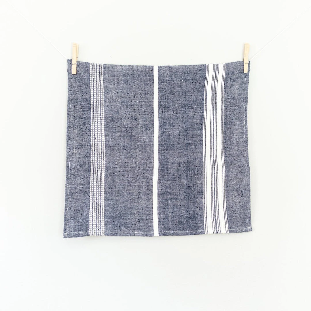 Creative Women Best Sellers Aden Napkin - Navy + Natural 2 Creative Women Best Sellers Aden Napkin - Navy + Natural