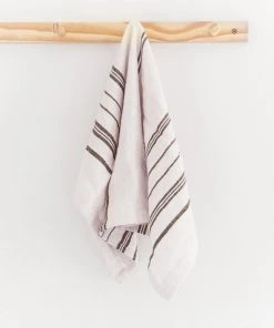 Creative Women Home Goods Avery Tea Towel - Gray