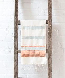 Creative Women Camden Hand Towel - Azure + Tangerine Best Sellers