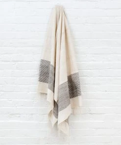 Creative Women Home Goods Riviera Bath Towel - Gray