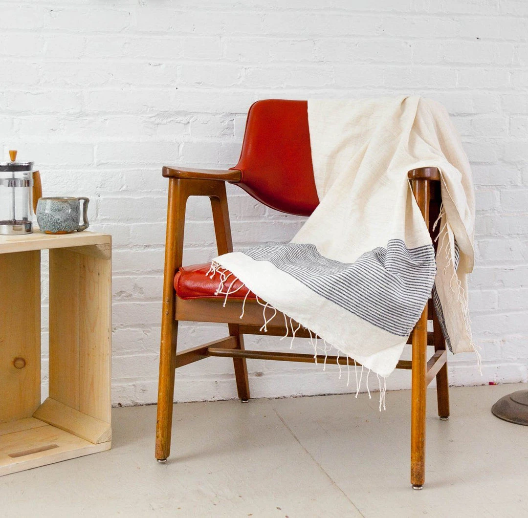 Creative Women Home Goods Riviera Bath Towel - Navy Creative Women Home Goods Riviera Bath Towel - Navy