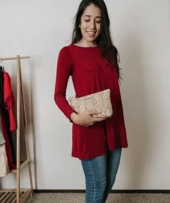 Carry Courage Creator Cork Essential Oils Bag - Cream