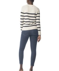 Synergy Organic Clothing Crew Sweater - Stripe