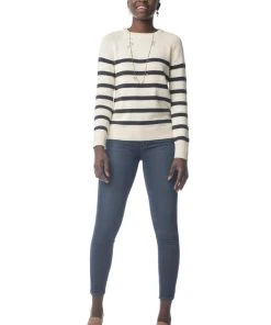 Synergy Organic Clothing Crew Sweater - Stripe