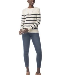 Synergy Organic Clothing Crew Sweater - Stripe