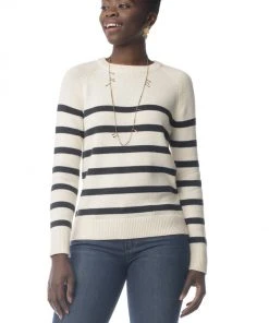 Synergy Organic Clothing Crew Sweater - Stripe