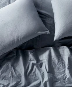 Coyuchi Crinkled Percale Pillowcase Set Home Goods